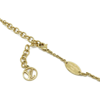 Louis Vuitton Necklace Escential V Essential Pendant GP Gold M00857