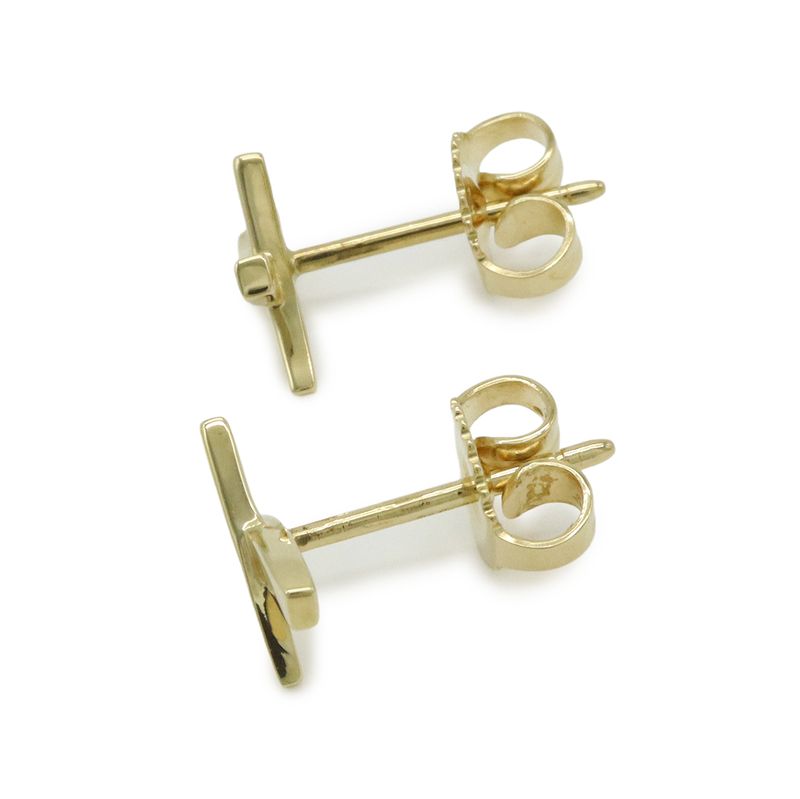 Tiffany & Co Paloma Picasso Kiss Earrings 18k Yellow Gold 750yg Yellow Gold