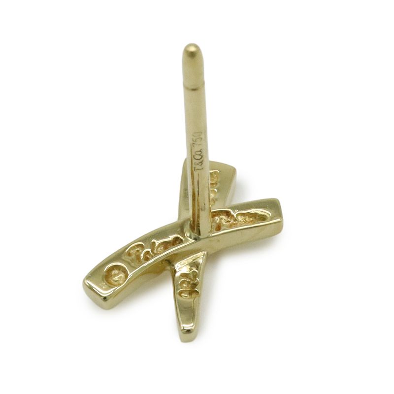 Tiffany & Co Paloma Picasso Kiss Earrings 18k Yellow Gold 750yg Yellow Gold