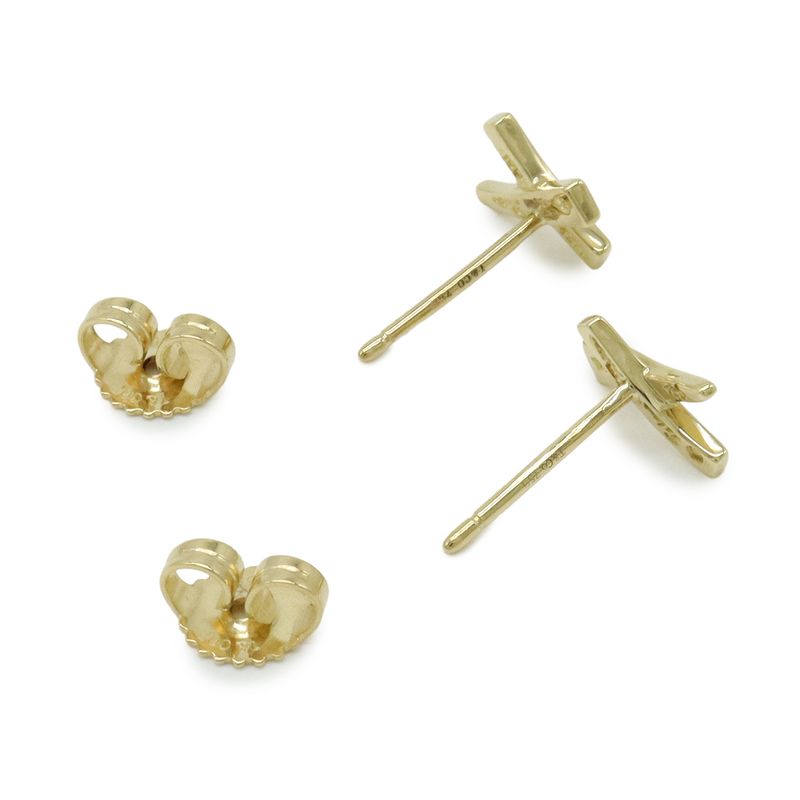 Tiffany & Co Paloma Picasso Kiss Earrings 18k Yellow Gold 750yg Yellow Gold