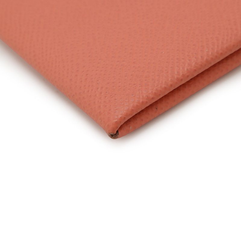 Hermes Calvi Card Case Business Card Holder Pass Case Vaux Epson Leather