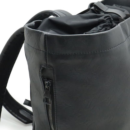 Louis Vuitton Monogram Shadow Chalk Backpack Sac Leather Noir Black Men M44614