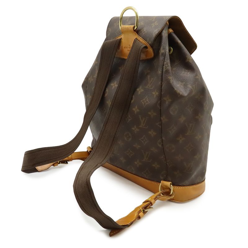 Louis Vuitton Monogram Montsouris gm Backpack Sac Rucksack Shoulder Bag M51135