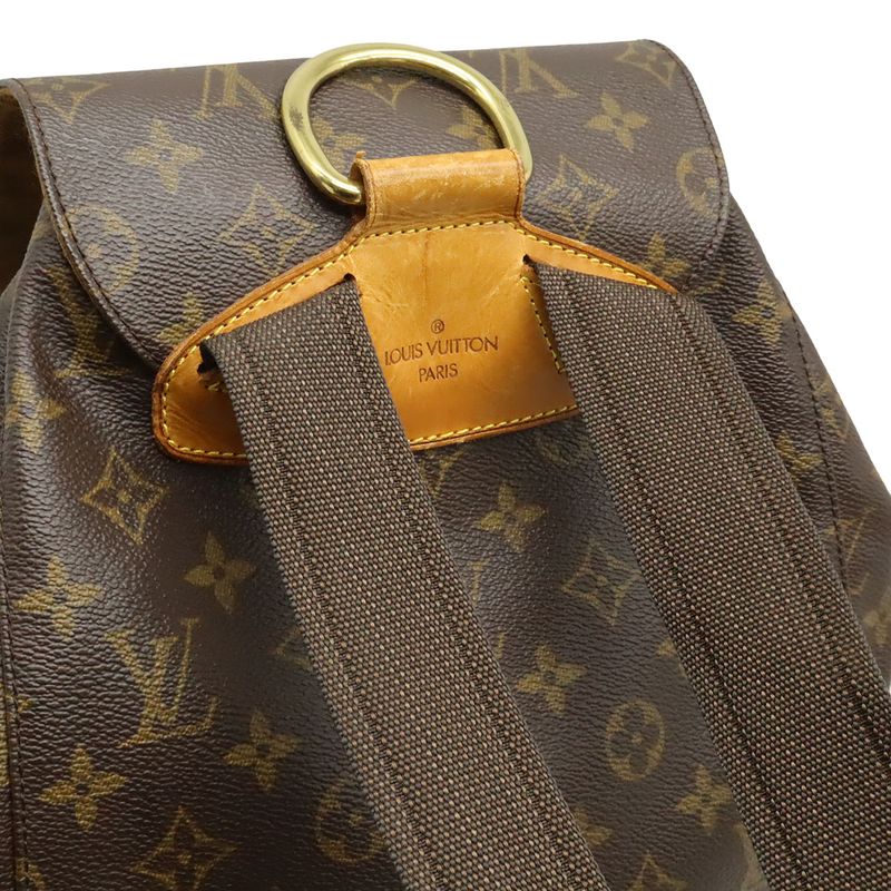 Louis Vuitton Monogram Montsouris gm Backpack Sac Rucksack Shoulder Bag M51135
