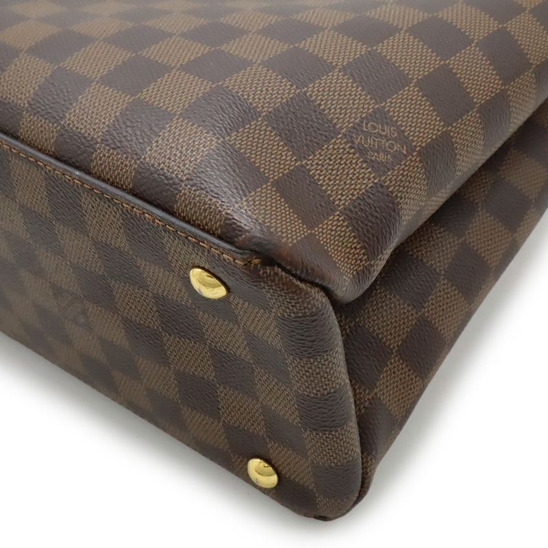 Louis Vuitton Damier LV Riverside Handbag Tote Bag 2way Shoulder Bag Redouvin