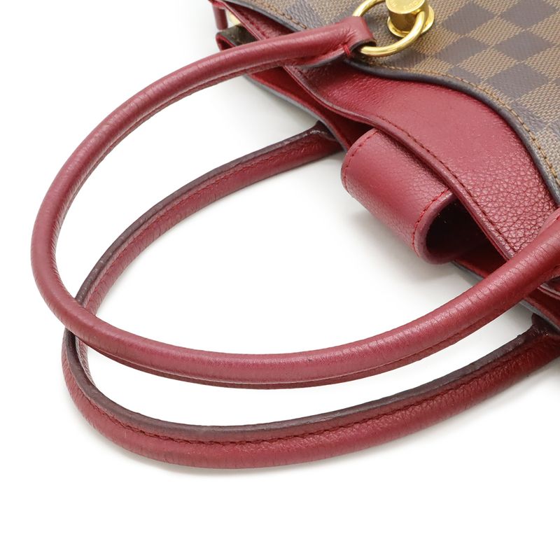 Louis Vuitton Damier LV Riverside Handbag Tote Bag 2way Shoulder Bag Redouvin