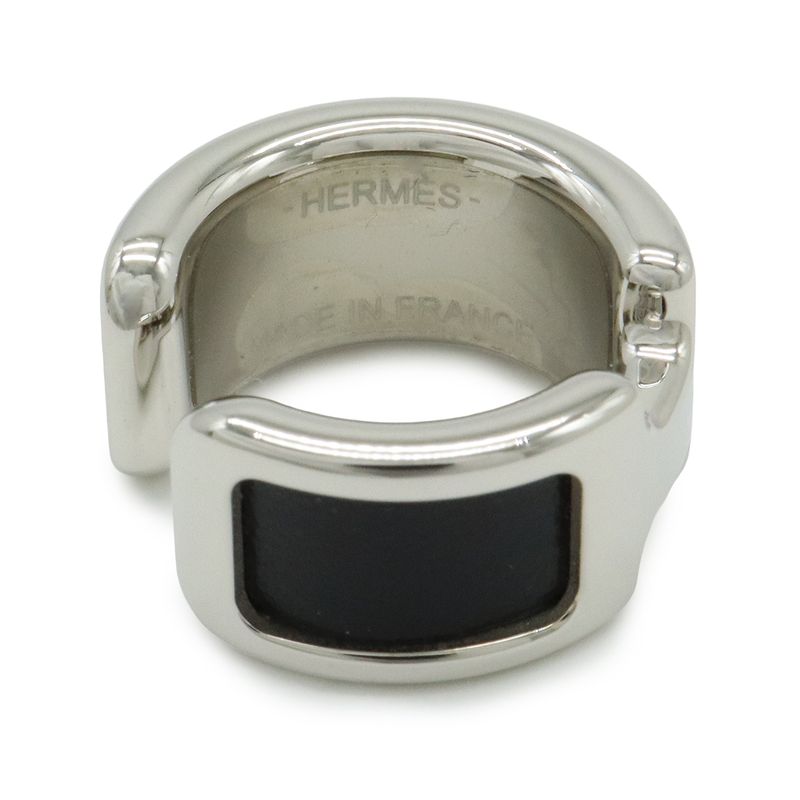 Hermes Ear Cuff Olympe PM Ear Cufflinks Earhook Earclips Metal Box Calf Leather