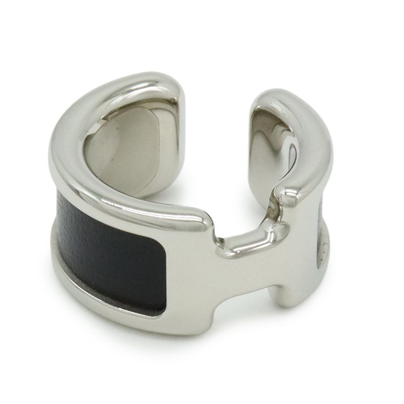 Hermes Ear Cuff Olympe PM Ear Cufflinks Earhook Earclips Metal Box Calf Leather