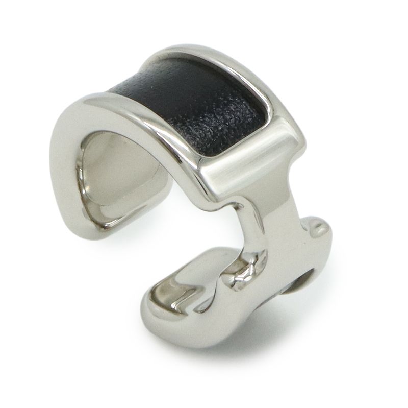 Hermes Ear Cuff Olympe PM Ear Cufflinks Earhook Earclips Metal Box Calf Leather