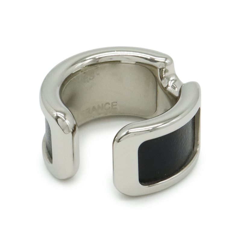 Hermes Ear Cuff Olympe PM Ear Cufflinks Earhook Earclips Metal Box Calf Leather