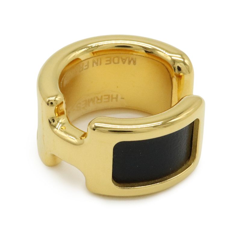 Hermes Ear Cuff Olympe PM Ear Cufflinks Earhook Earclips GP Box Calf Leather