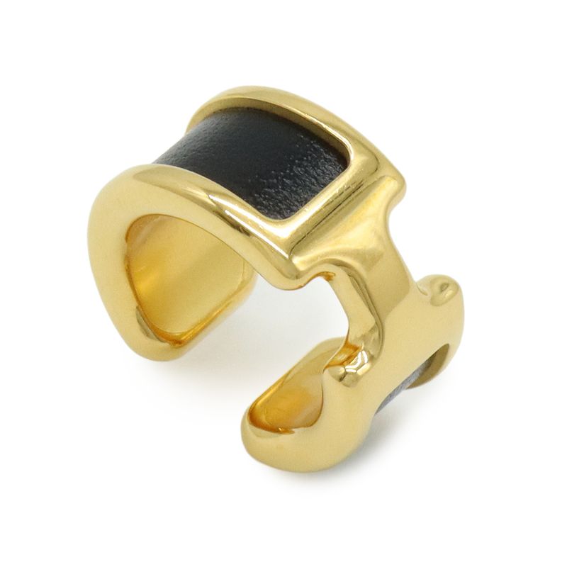 Hermes Ear Cuff Olympe PM Ear Cufflinks Earhook Earclips GP Box Calf Leather