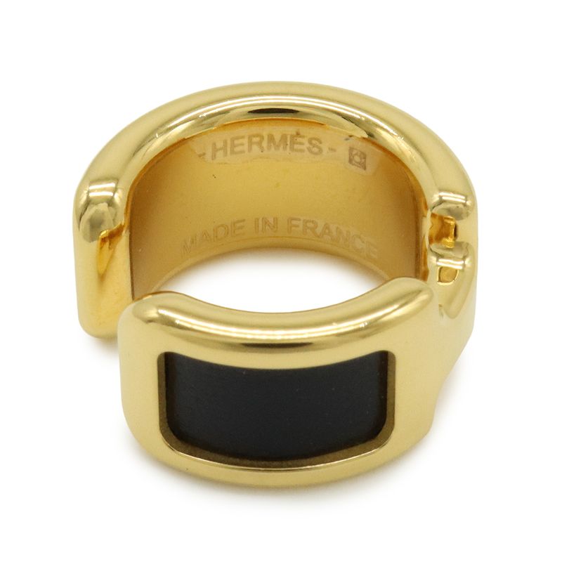 Hermes Ear Cuff Olympe PM Ear Cufflinks Earhook Earclips GP Box Calf Leather