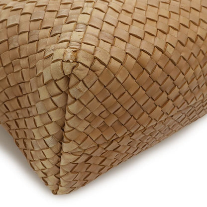 Bottega Veneta Intrecciato Cabas MM Tote Bag Leather Beige with Pouch Limited