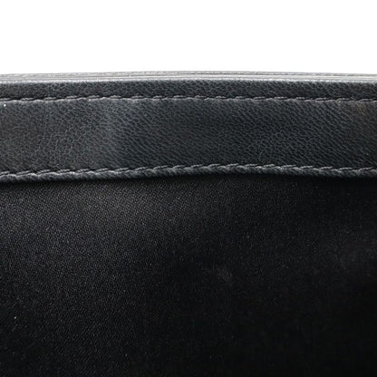 Chanel Matelasse Coco Mark Chain Shoulder Bag Flap Bag Lambskin Leather Black