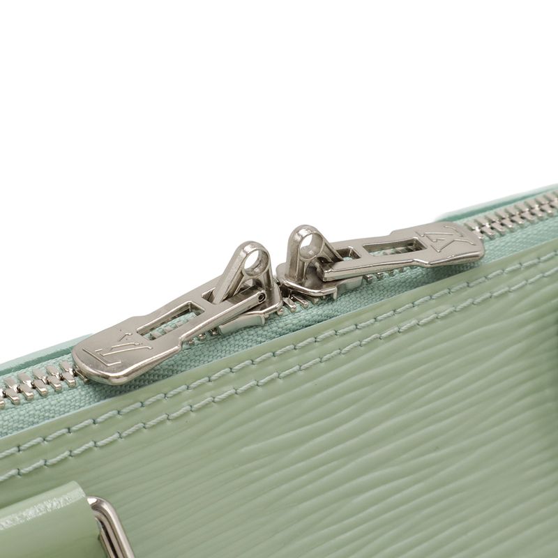 Louis Vuitton Epi Electric Alma PM Handbag Amand Mint Green Silver Hardware