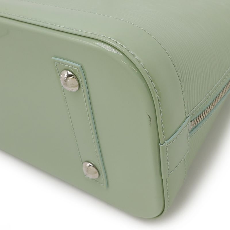 Louis Vuitton Epi Electric Alma PM Handbag Amand Mint Green Silver Hardware