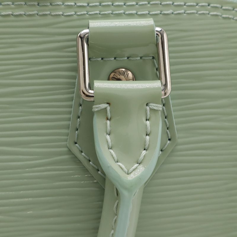 Louis Vuitton Epi Electric Alma PM Handbag Amand Mint Green Silver Hardware