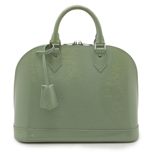 Louis Vuitton Epi Electric Alma PM Handbag Amand Mint Green Silver Hardware
