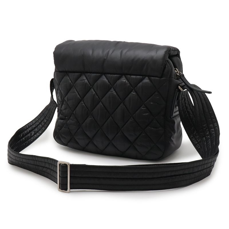 Chanel Coco Cocoon Matelasse Small Messenger Shoulder Bag Crossbody Nylon