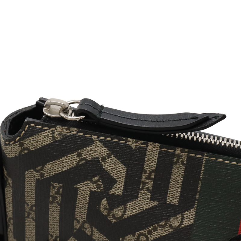 Gucci GG Kaleido GG Supreme Webline Shoulder Bag Messenger Bag Bee PVC Leather