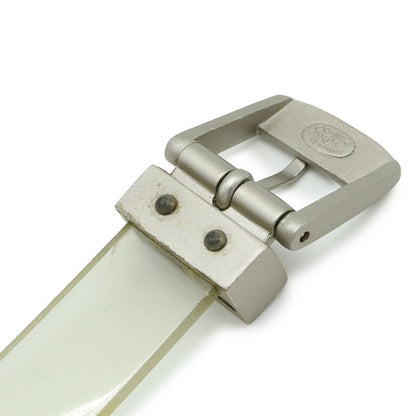 Chanel Rubber Bracelet Band Logo Clear Silver Hardware 99 S