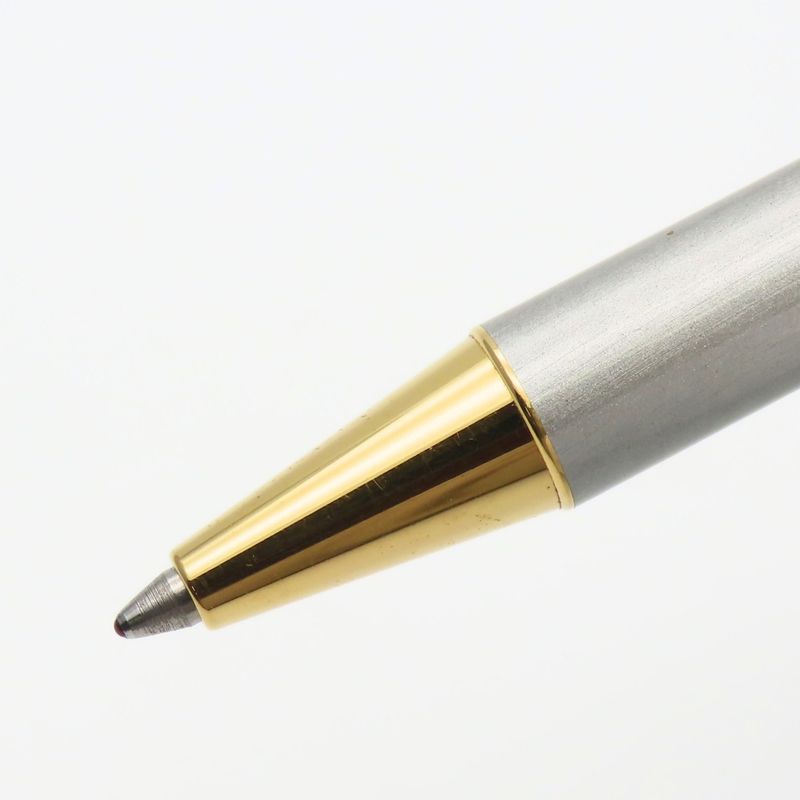 Cartier Ballpoint Pen Santos de Cartier St150192 Steel Metal Silver Gold