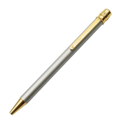 Cartier Ballpoint Pen Santos de Cartier St150192 Steel Metal Silver Gold