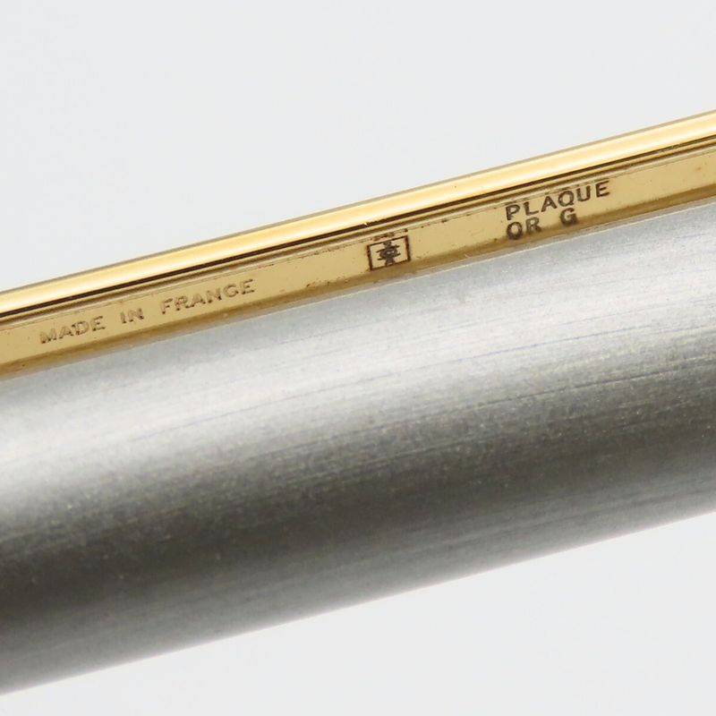 Cartier Ballpoint Pen Santos de Cartier St150192 Steel Metal Silver Gold