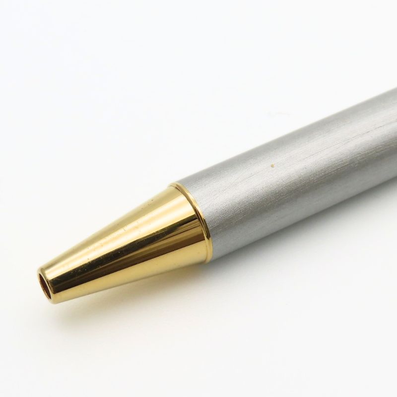 Cartier Ballpoint Pen Santos de Cartier St150192 Steel Metal Silver Gold
