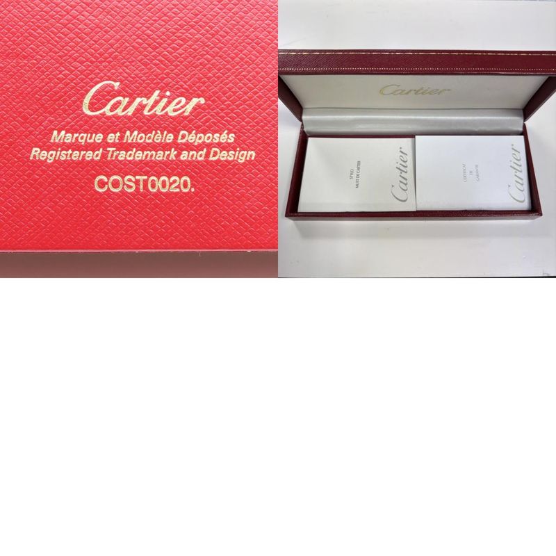 Cartier Ballpoint Pen Santos de Cartier St150192 Steel Metal Silver Gold