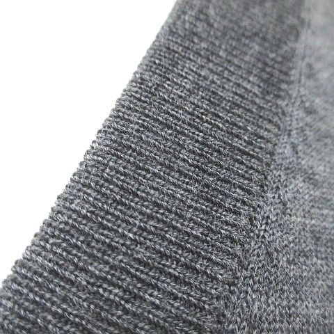 Prada P25e97 2016 Long Sleeve Cardigan Knit 38 Ash Grey Made in Italy Ribbon