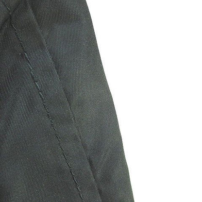 Prada Stencil Collar Coat Long Length Winged Black Made in Italy Buttons Wool