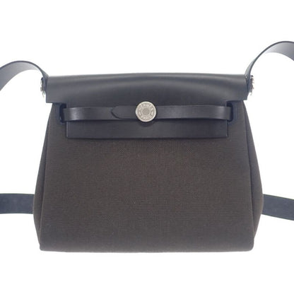 Hermes Herbag Her Bag Zip Mini Shoulder Vash Hunter Toile