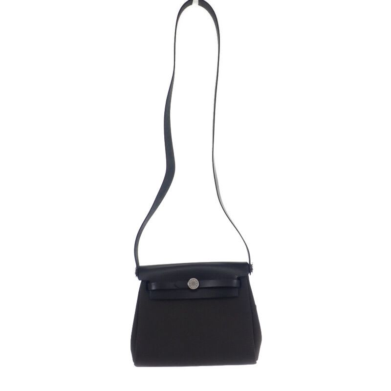 Hermes Herbag Her Bag Zip Mini Shoulder Vash Hunter Toile