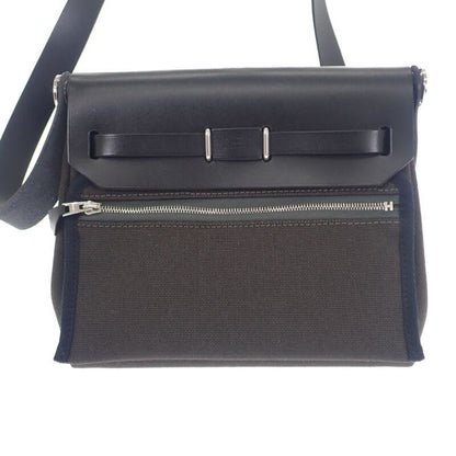 Hermes Herbag Her Bag Zip Mini Shoulder Vash Hunter Toile