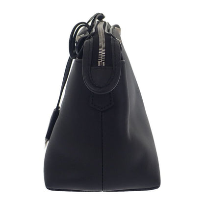 Fendi Visible Medium 8 Bl146 2-Way Bag Shoulder Calfskin Black Silver
