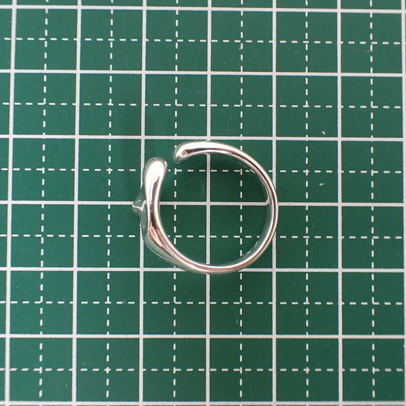 Tiffany & Co Ag925 Full Heart Ring No 10 j108-22