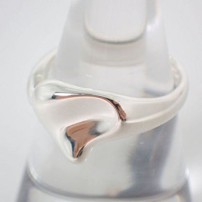 Tiffany & Co Ag925 Full Heart Ring No 10 j108-22