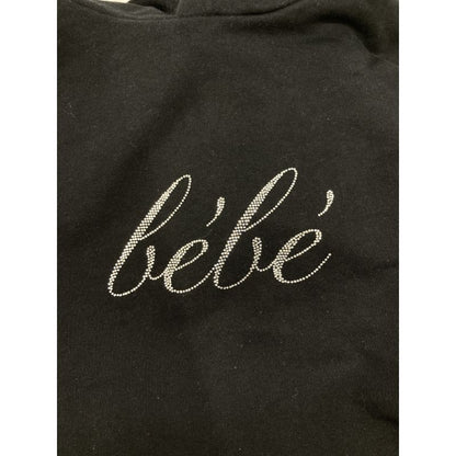 Balenciaga Unifit 670946 Bebe Rhinestone Pullover Hoodie XXS