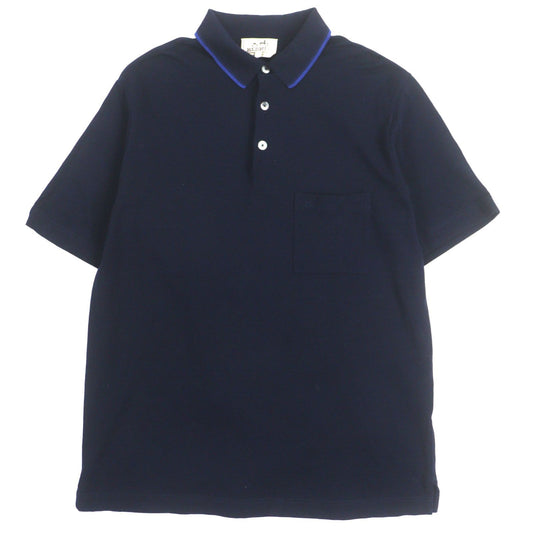 Excellent Condition Hermes 20ss 01-5777 100% Cotton H Logo Embroidery Short