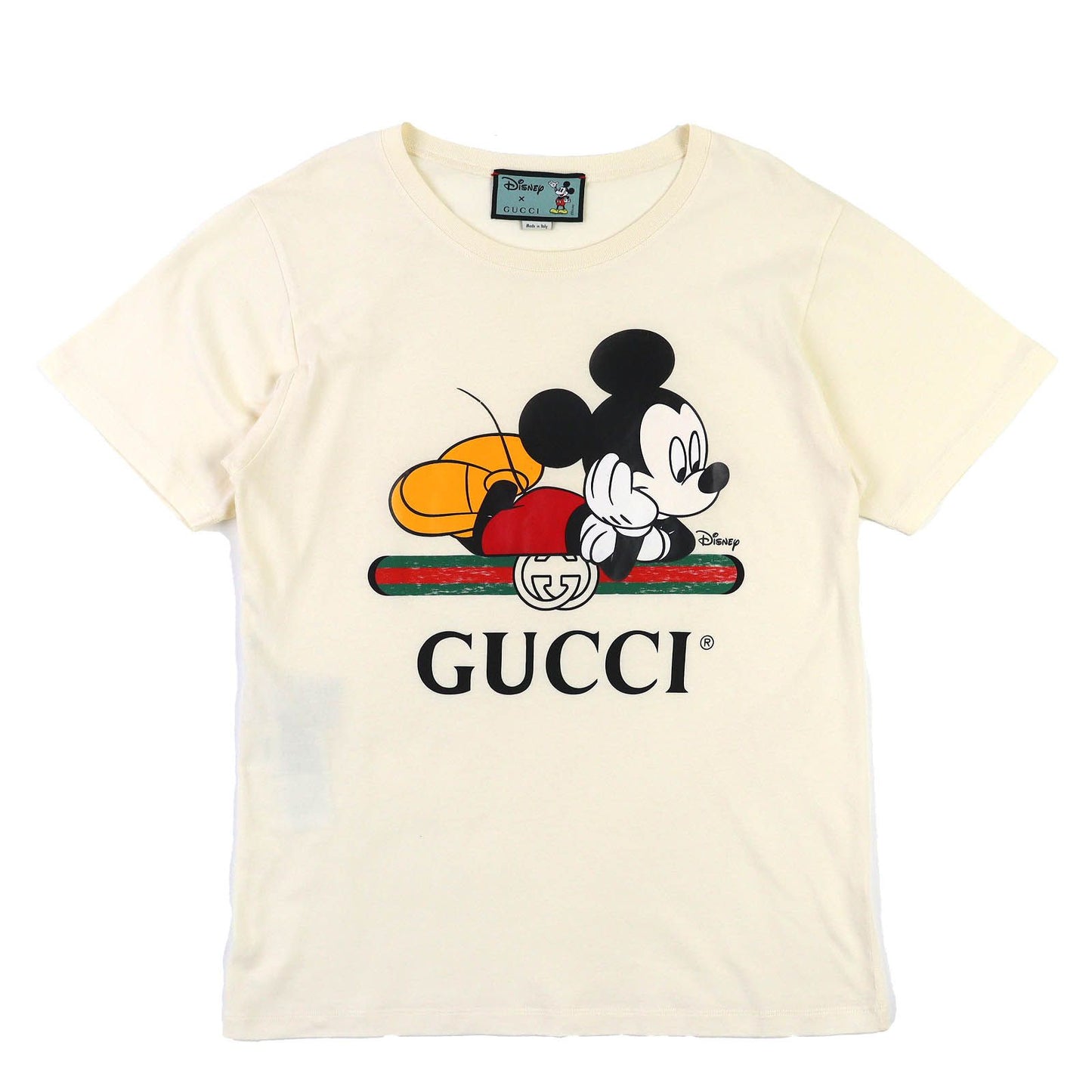 Excellent Condition Gucci×disney Gucci×disney 20ss 492347 100% Cotton Logo
