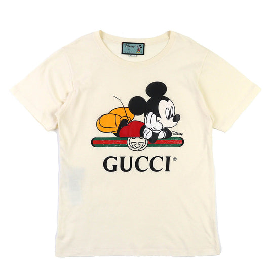 Excellent Condition Gucci×disney Gucci×disney 20ss 492347 100% Cotton Logo