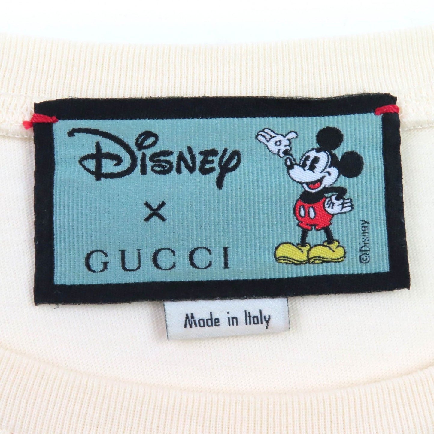 Excellent Condition Gucci×disney Gucci×disney 20ss 492347 100% Cotton Logo