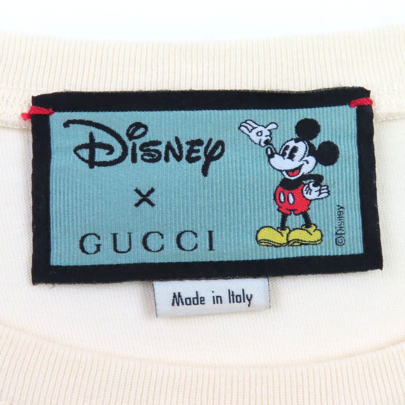 Excellent Condition Gucci×disney Gucci×disney 20ss 492347 100% Cotton Logo