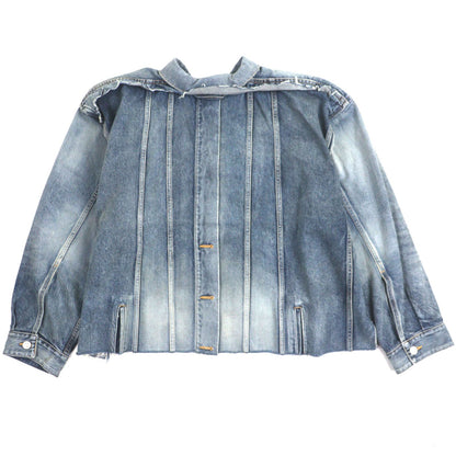 Excellent Condition Balenciaga 704527 Deconstructed Panelled Denim