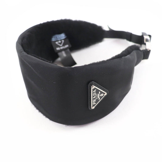 Excellent Condition Prada 1ie020 Re Nylon Hair Band Hair Accessory