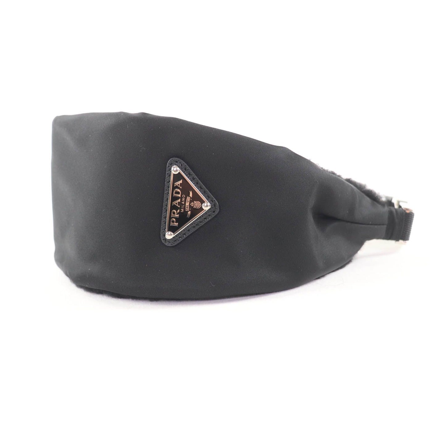 Excellent Condition Prada 1ie020 Re Nylon Hair Band Hair Accessory