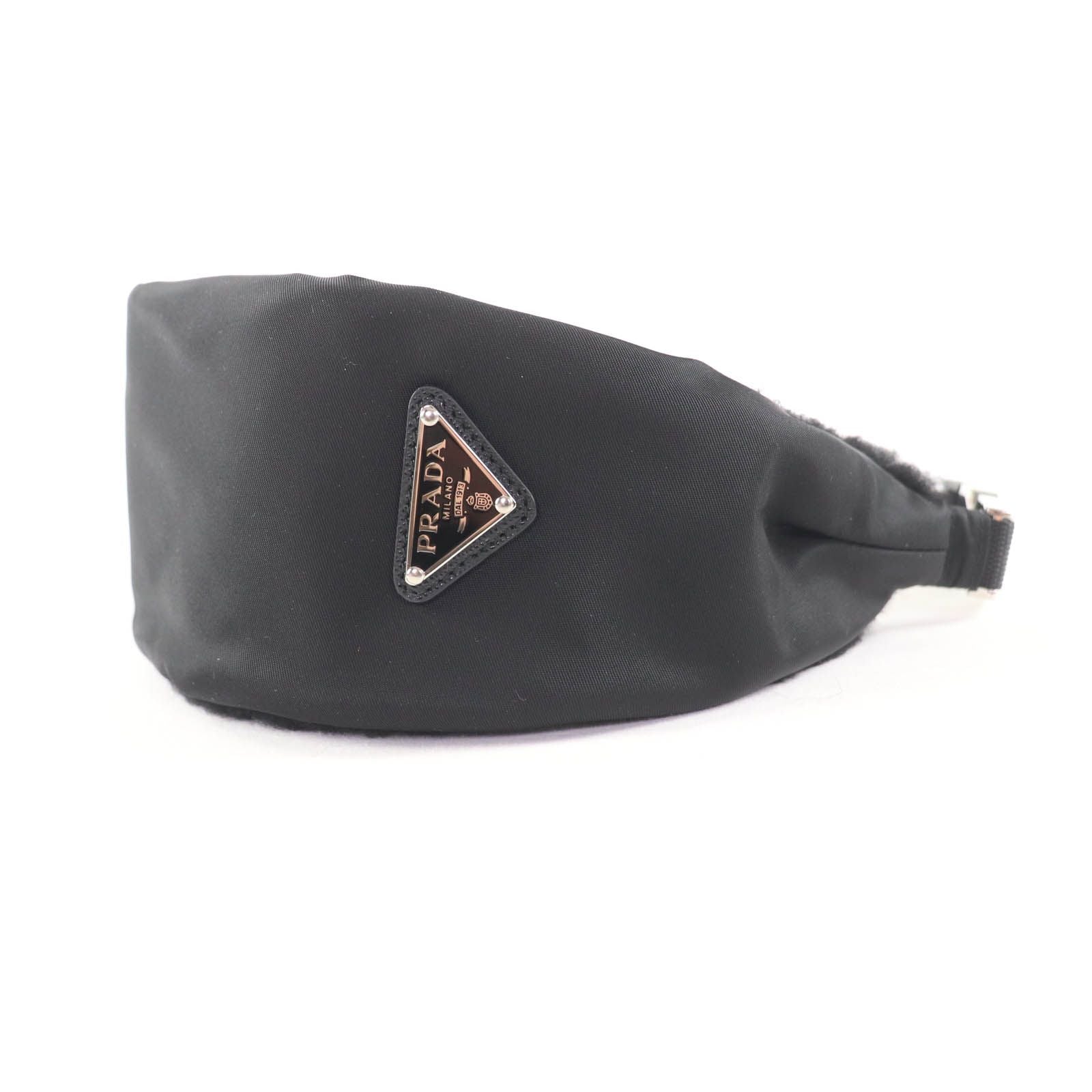 Excellent Condition Prada 1ie020 Re Nylon Hair Band Hair Accessory