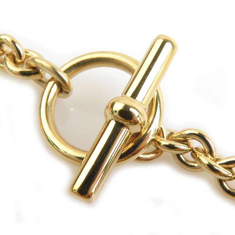 Hermes Pendant Necklace Medaille Cadrige GM